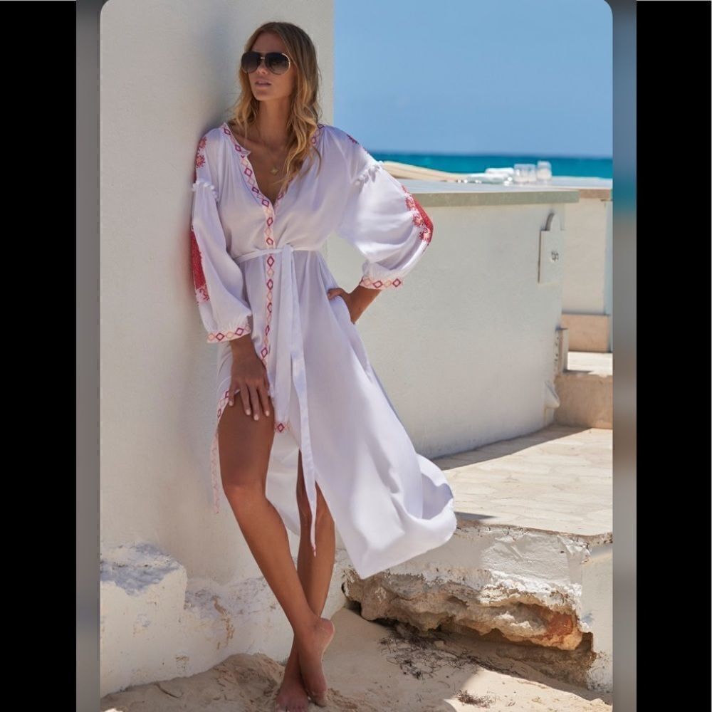 Melissa Odabash Iyla cover up midi dress